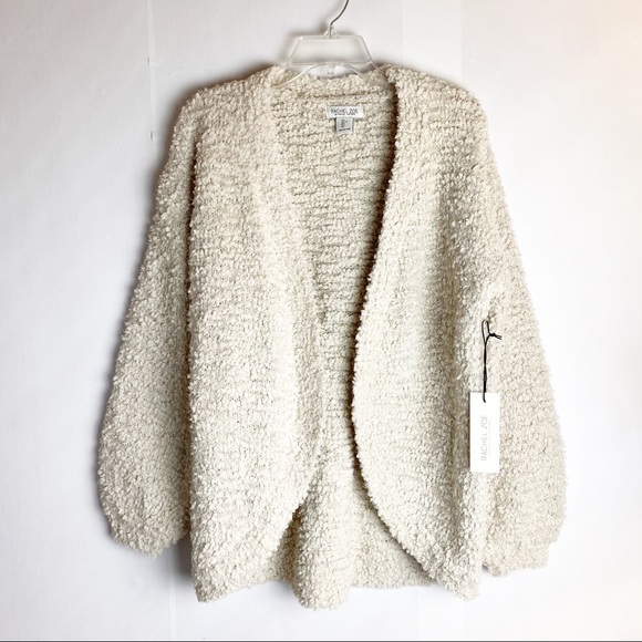 New Rachel Zoe Teddy Soft Fuzzy Open 